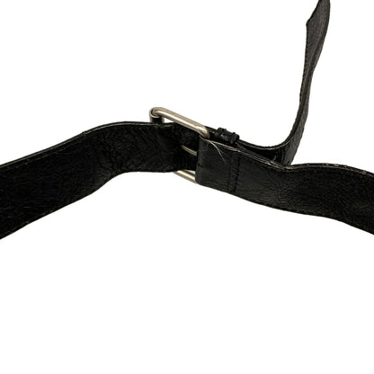 Balenciaga Waist Pouch Neolift Black Leather — view 9
