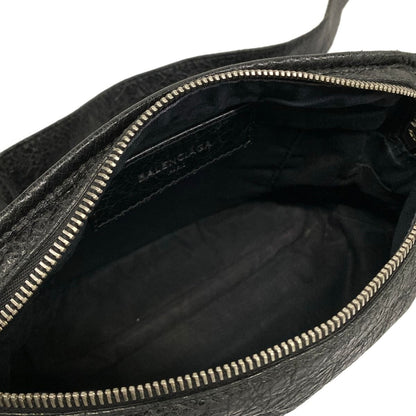 Balenciaga Waist Pouch Neolift Black Leather — view 7