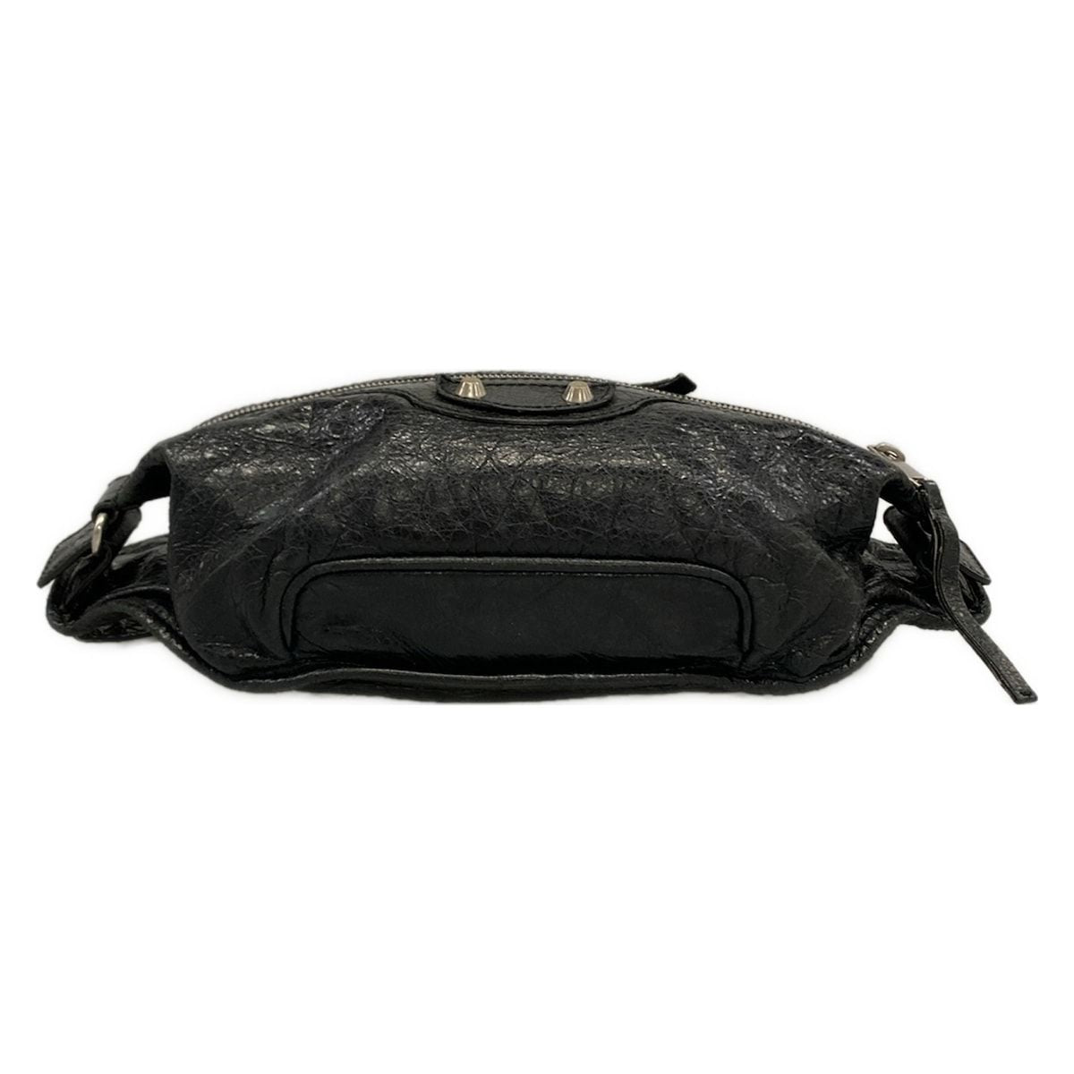 Balenciaga Waist Pouch Neolift Black Leather — view 5