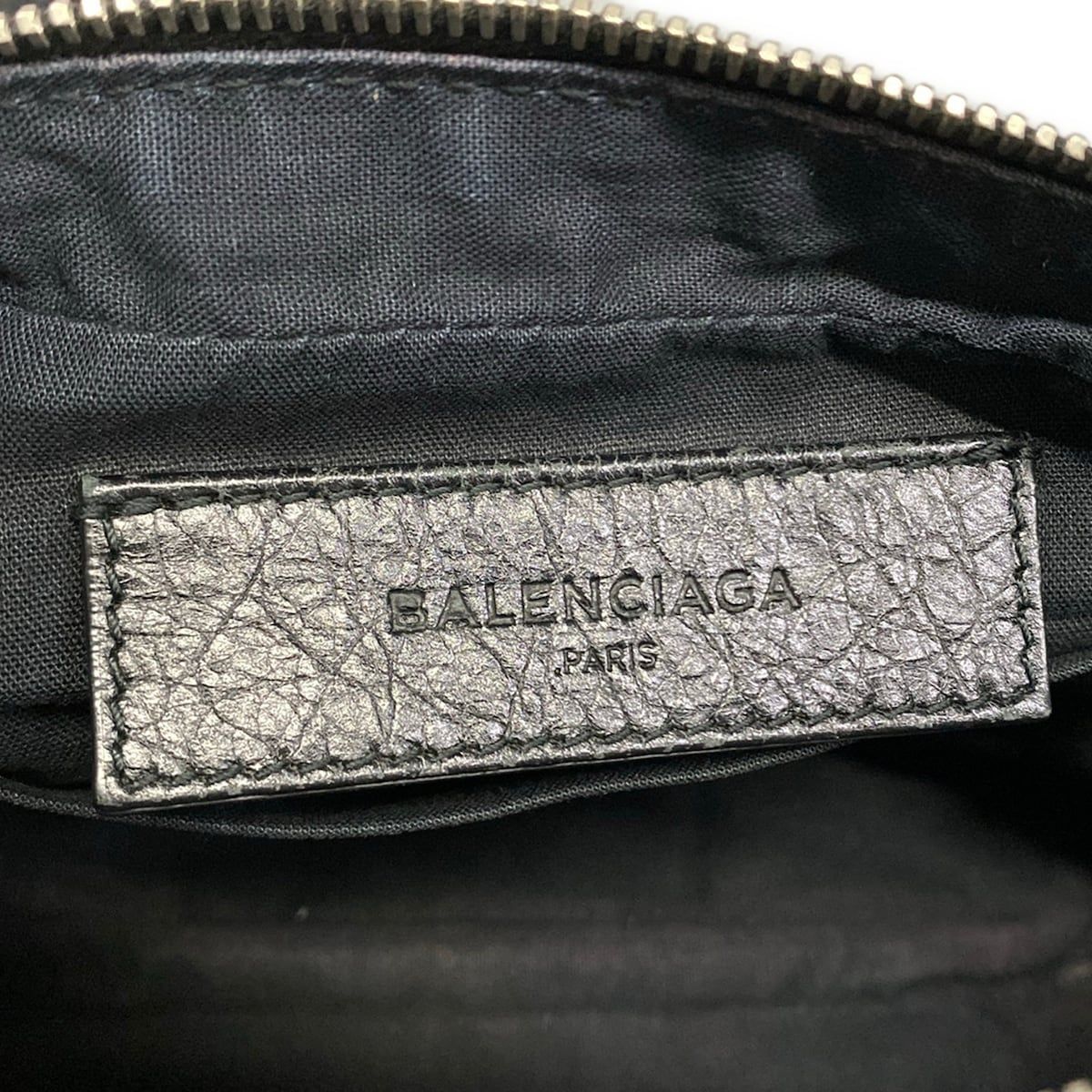 Balenciaga Waist Pouch Neolift Black Leather — view 8