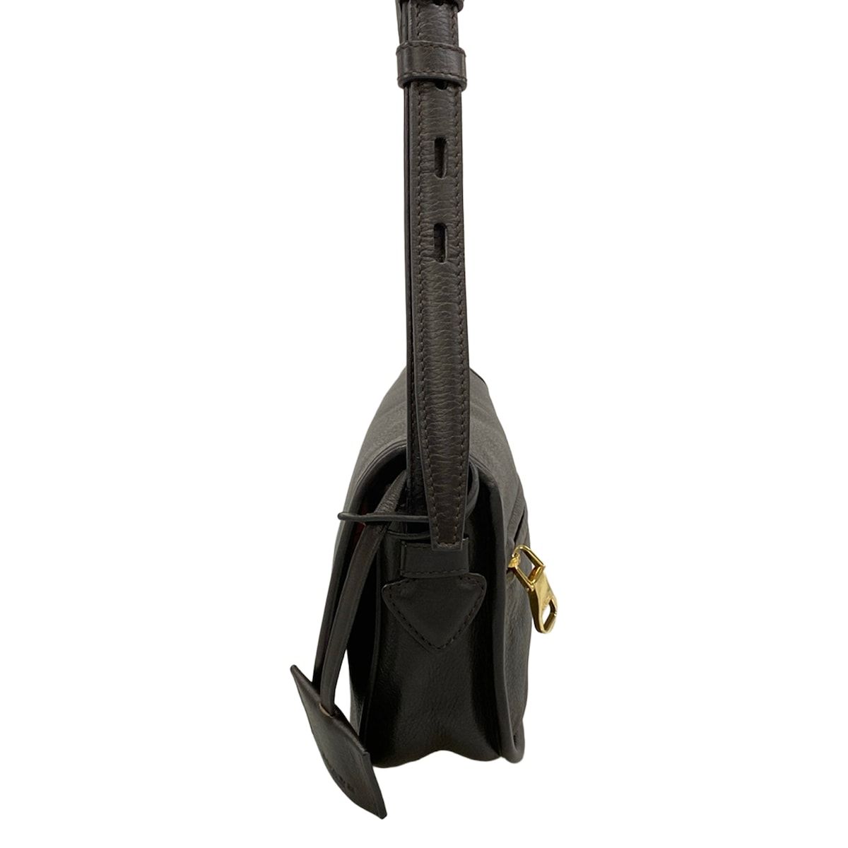 Loewe Shoulder Bag Heritage Dark Brown Leather — view 4