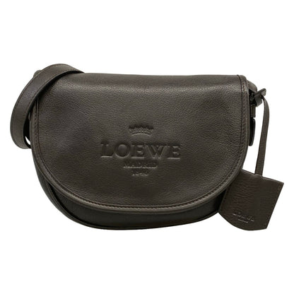 Loewe Shoulder Bag Heritage Dark Brown Leather