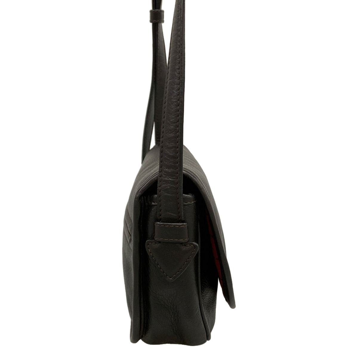 Loewe Shoulder Bag Heritage Dark Brown Leather — view 2
