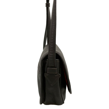 Loewe Shoulder Bag Heritage Dark Brown Leather — view 2