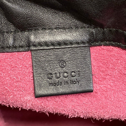 Gucci Backpack Small Drawstring Pink Green Multi 2-Way Leather — view 9