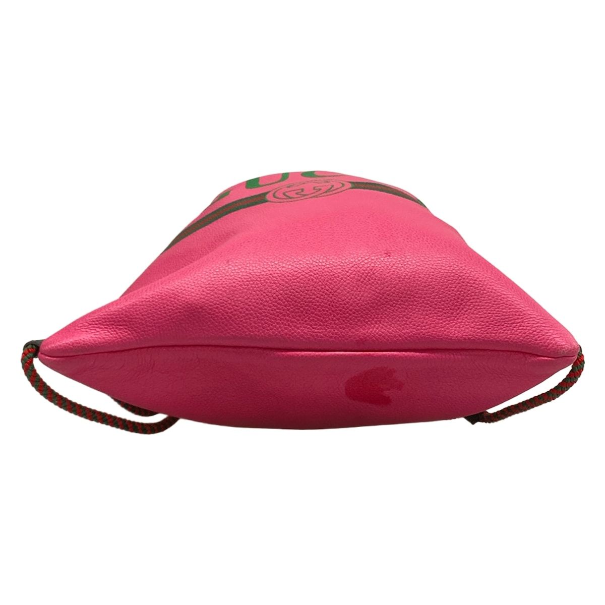 Gucci Backpack Small Drawstring Pink Green Multi 2-Way Leather — view 5