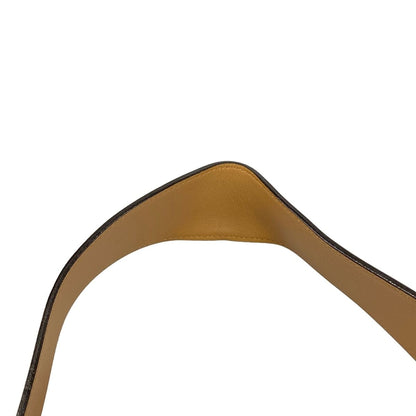Celine Shoulder Bag Frame White Light Brown Leather — view 9