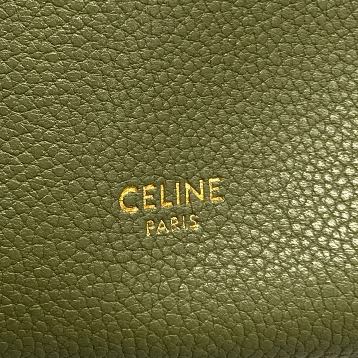 Celine Shoulder Bag Sangles Small Khaki Strap Removable — view 8
