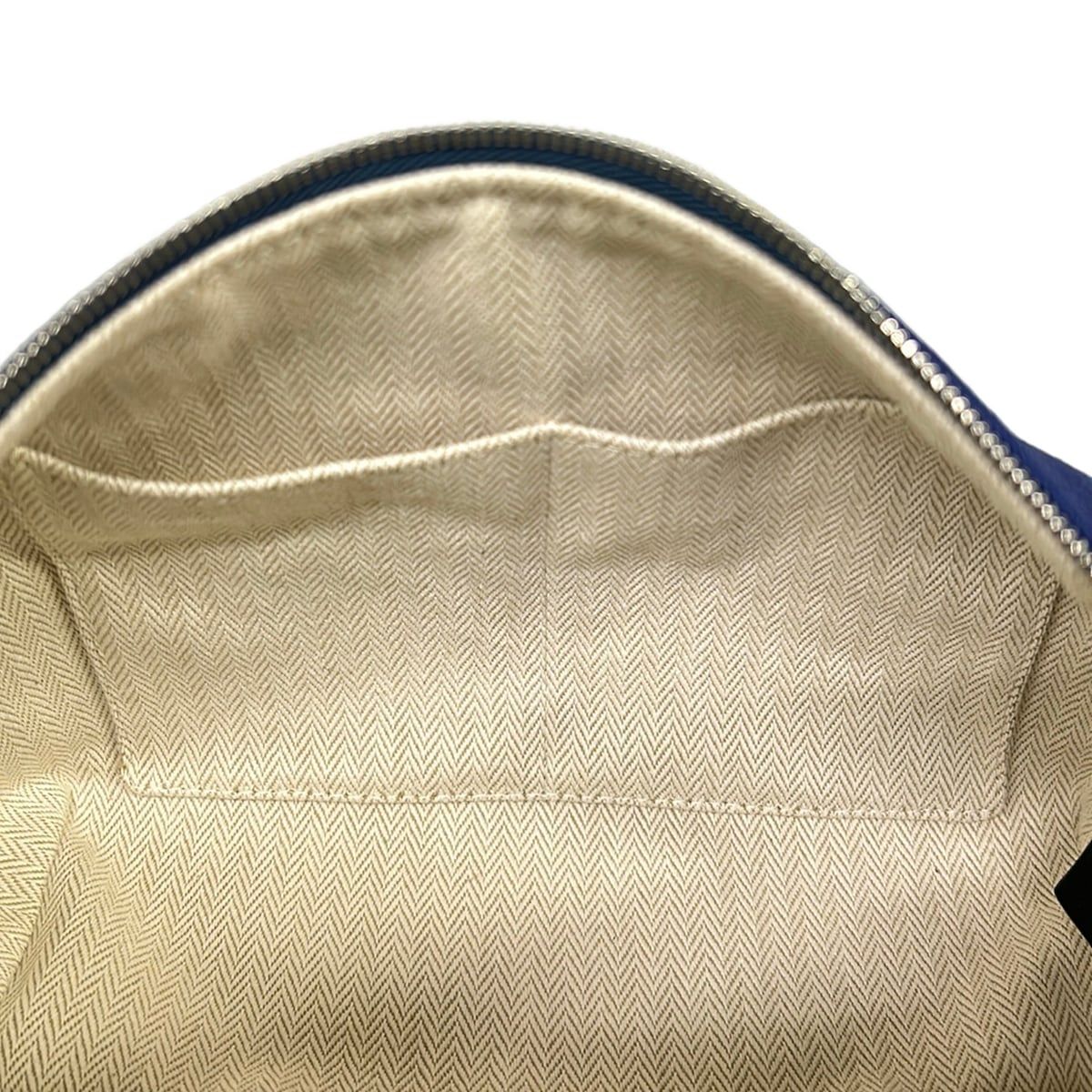 Hermes Pouch Bride-a-Brac PM Marine Cotton — view 5