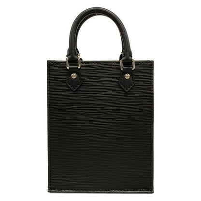 Louis Vuitton Tote Epi Petite Sac Plat Noir Leather Cowhide — view 3