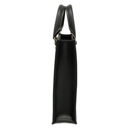 Louis Vuitton Tote Epi Petite Sac Plat Noir Leather Cowhide — view 2