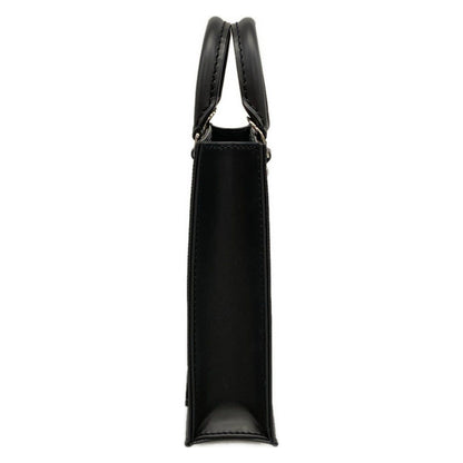 Louis Vuitton Tote Epi Petite Sac Plat Noir Leather Cowhide — view 4