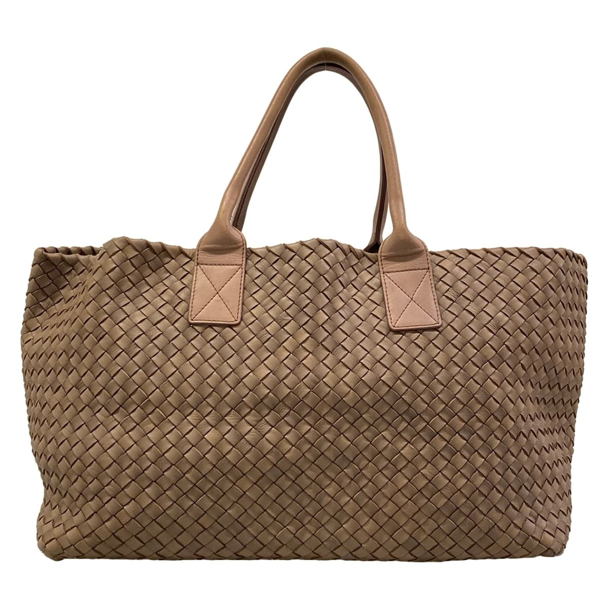 Bottega Veneta Tote Cabas MM Pink Beige Limited Edition 500 Pieces Leather