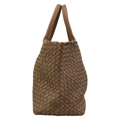 Bottega Veneta Tote Cabas MM Pink Beige Limited Edition 500 Pieces Leather — view 4