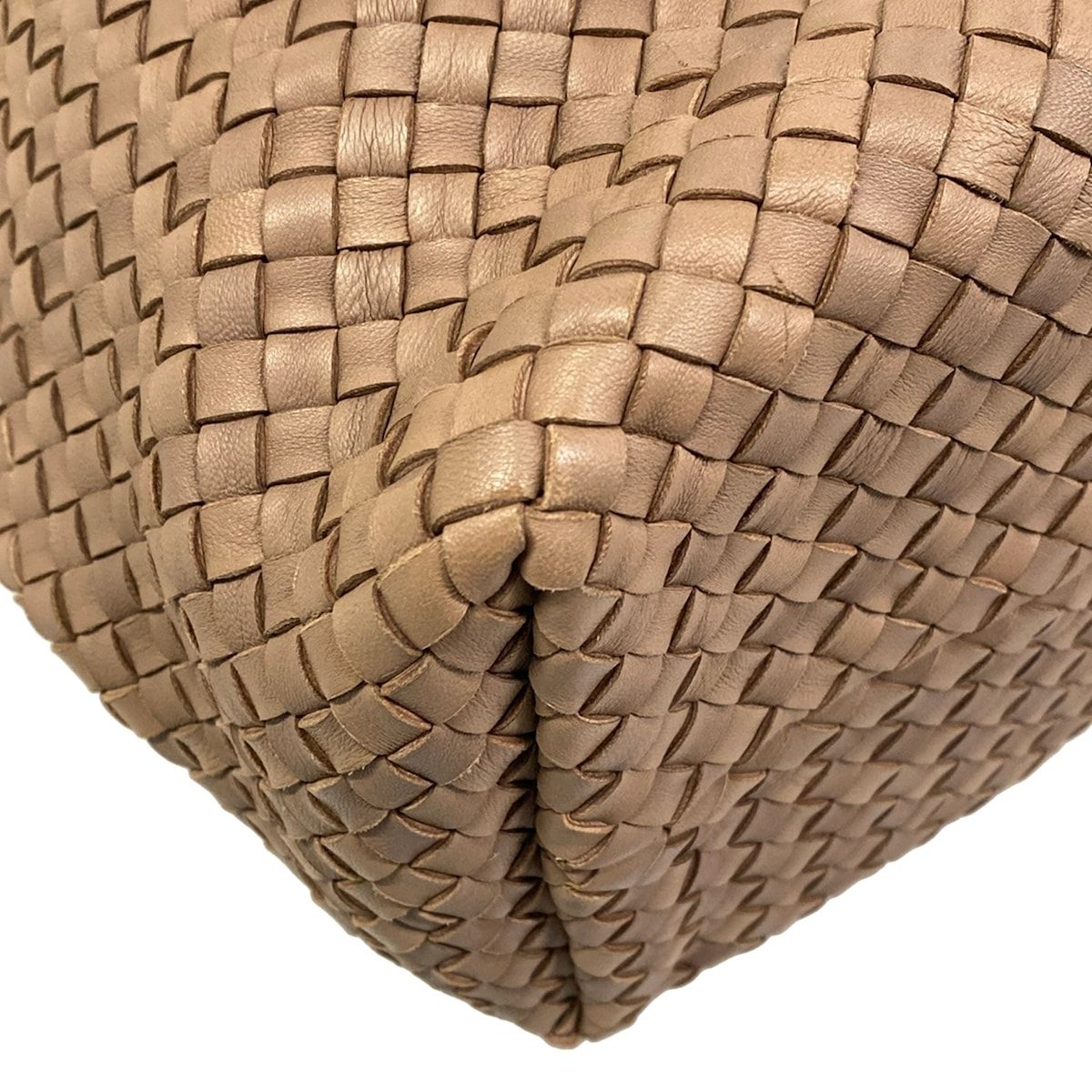 Bottega Veneta Tote Cabas MM Pink Beige Limited Edition 500 Pieces Leather — view 6