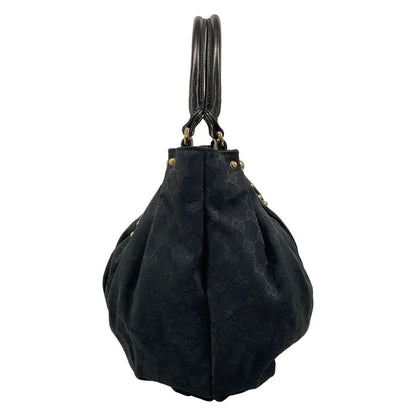 Gucci Tote Pelham GG Pattern Black Studs Leather — view 2