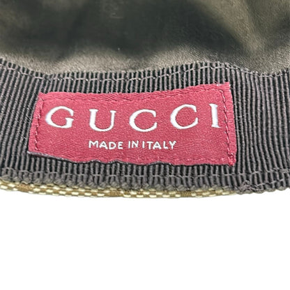 Gucci Cap M GG Canvas Baseball Cap Light Brown Beige Multi Yuko Higuchi Hat — view 5