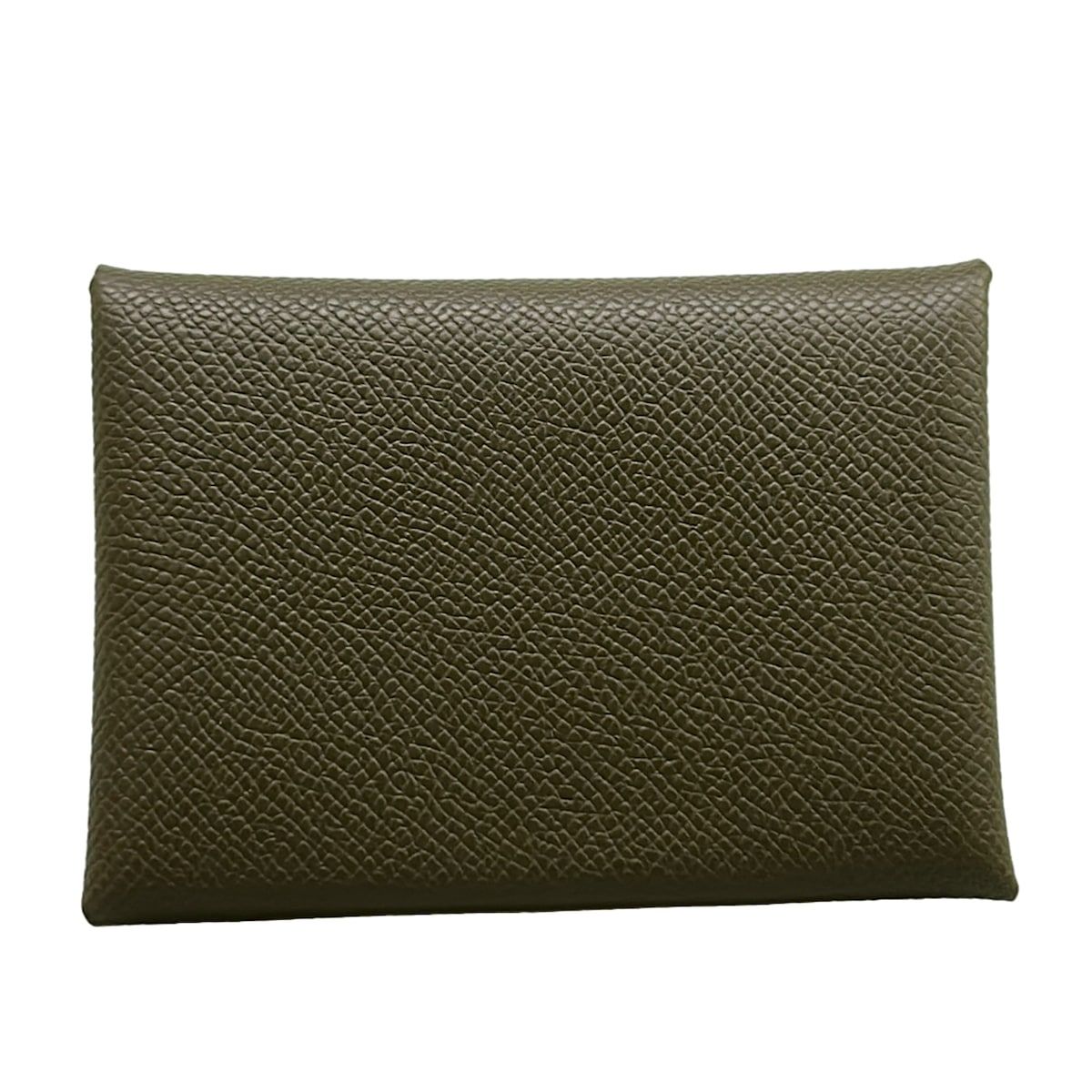 Hermes Card Case Calvi Duo Ecorse Silver — view 2