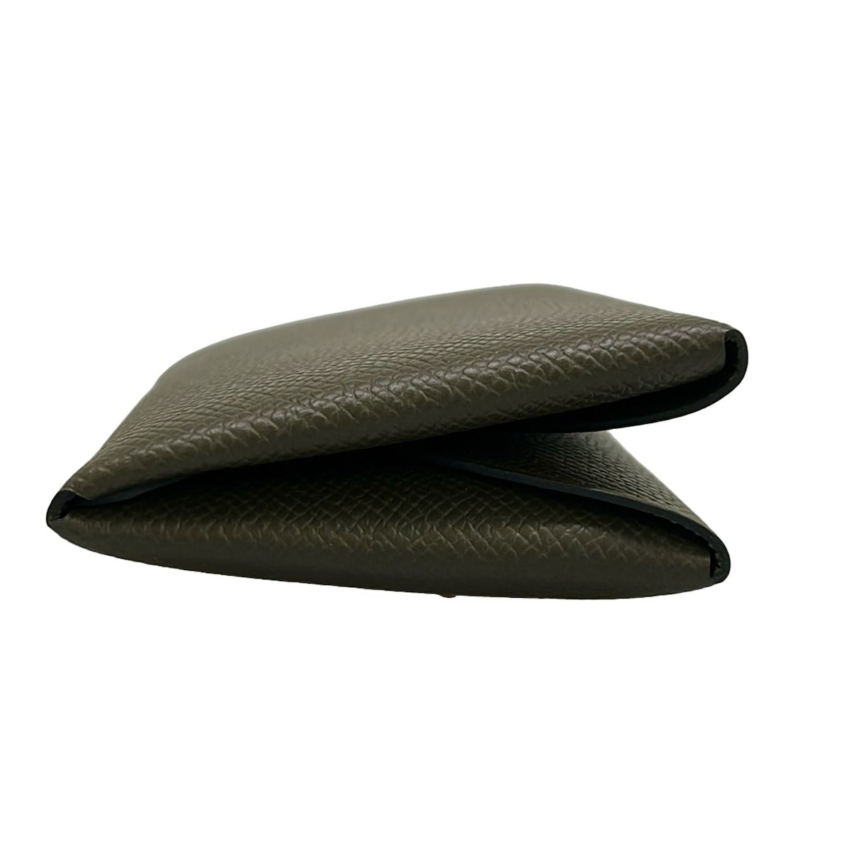 Hermes Card Case Calvi Duo Ecorse Silver — view 9