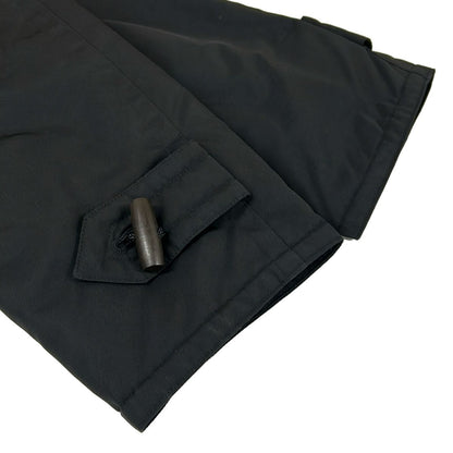 Hermes Duffle Coat 48 L Black Long Sleeve Hood Detachable Autumn Winter Lining — view 6