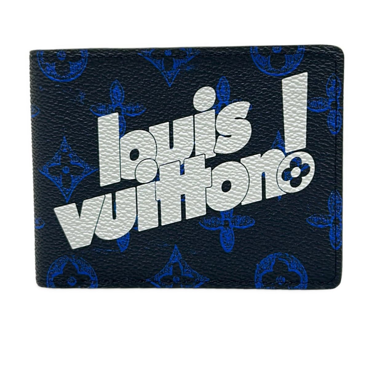 Louis Vuitton Billfold Everyday LV Portefeuille Multiple Blue Wallet