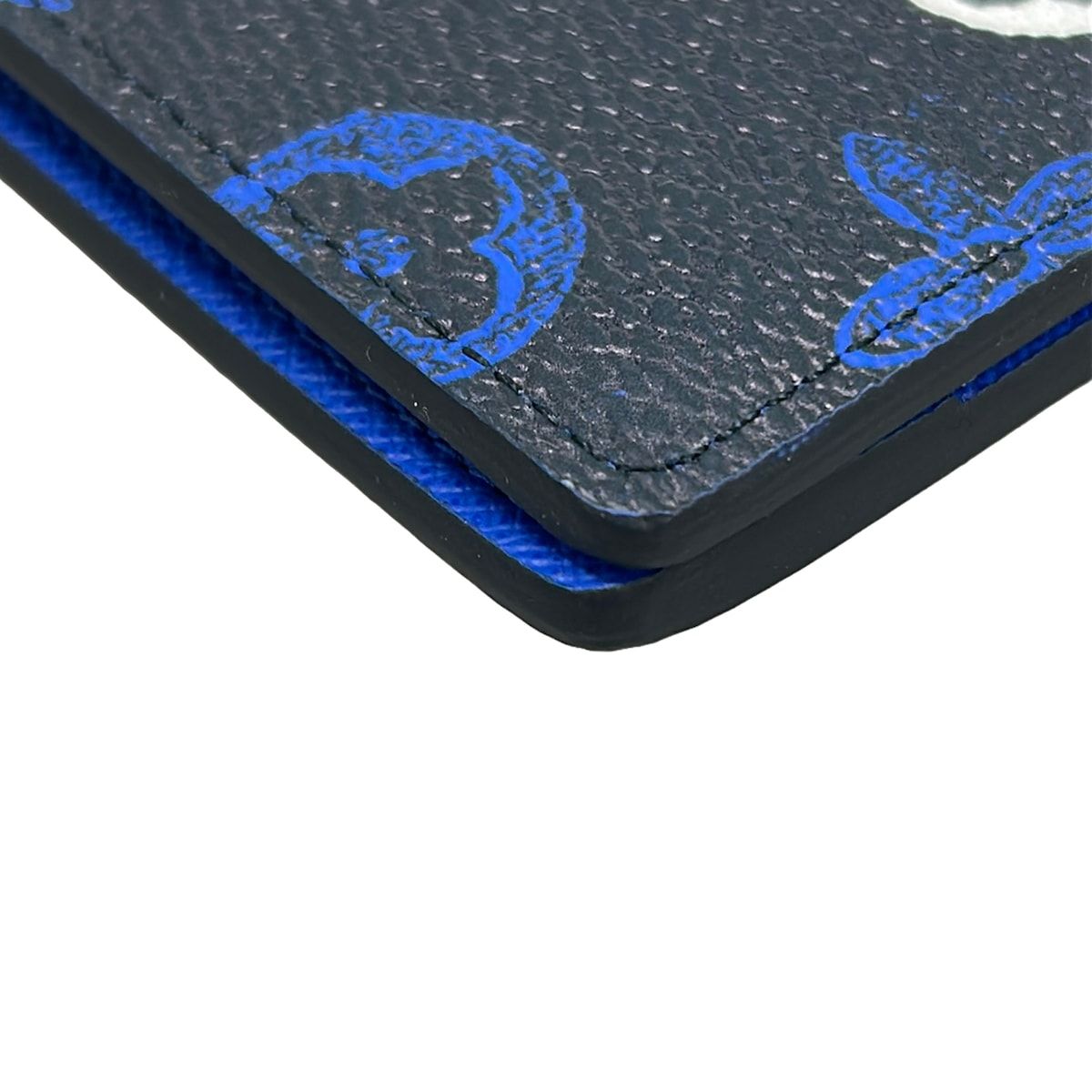 Louis Vuitton Billfold Everyday LV Portefeuille Multiple Blue Wallet — view 6