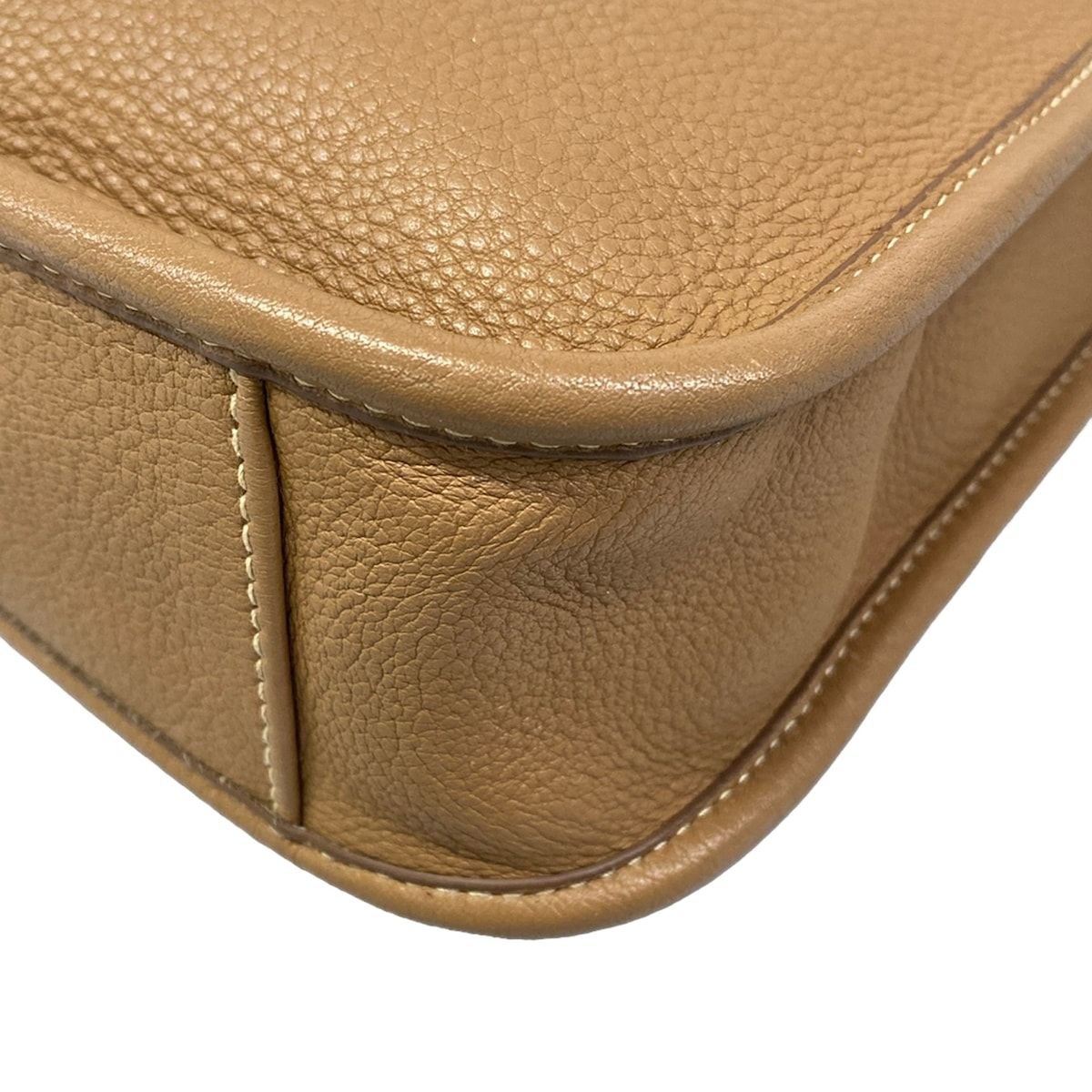 Miu Miu Shoulder Bag Brown Removable Strap Leather — view 6