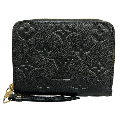 Louis Vuitton Coin Case Monogram Empreinte Zippy Purse Noir Leather