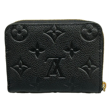 Louis Vuitton Coin Case Monogram Empreinte Zippy Purse Noir Leather — view 2