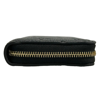 Louis Vuitton Coin Case Monogram Empreinte Zippy Purse Noir Leather — view 7