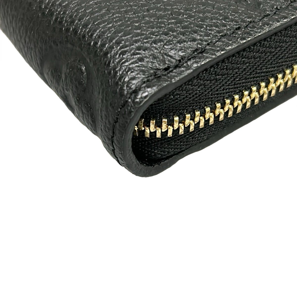 Louis Vuitton Coin Case Monogram Empreinte Zippy Purse Noir Leather — view 6