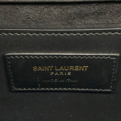 Saint Laurent Paris Shoulder Bag Kate Small Black Chain Leather — view 8