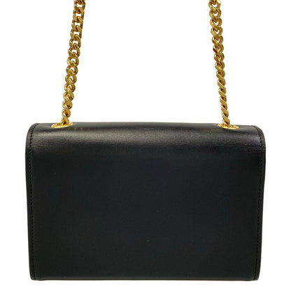 Saint Laurent Paris Shoulder Bag Kate Small Black Chain Leather — view 3
