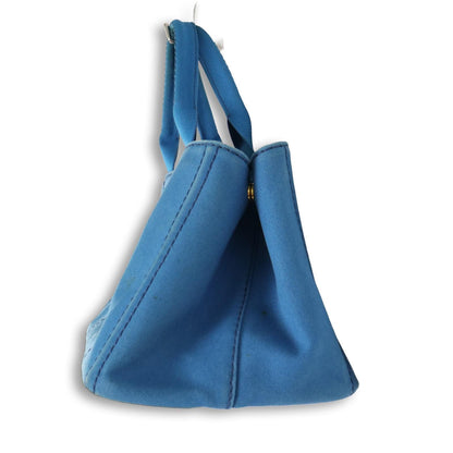Prada Canapa Tote Blue — view 2