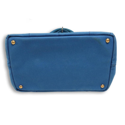 Prada Canapa Tote Blue — view 4