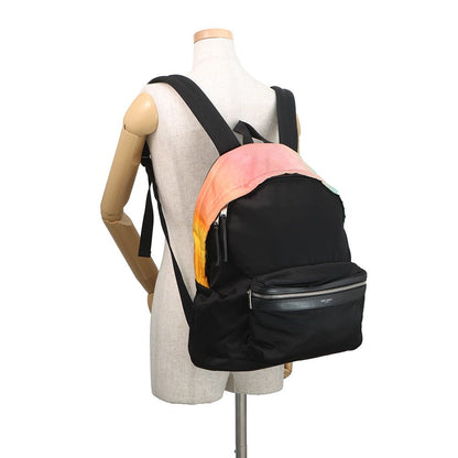 Saint Laurent Paris Backpack City Nylon Black — view 4