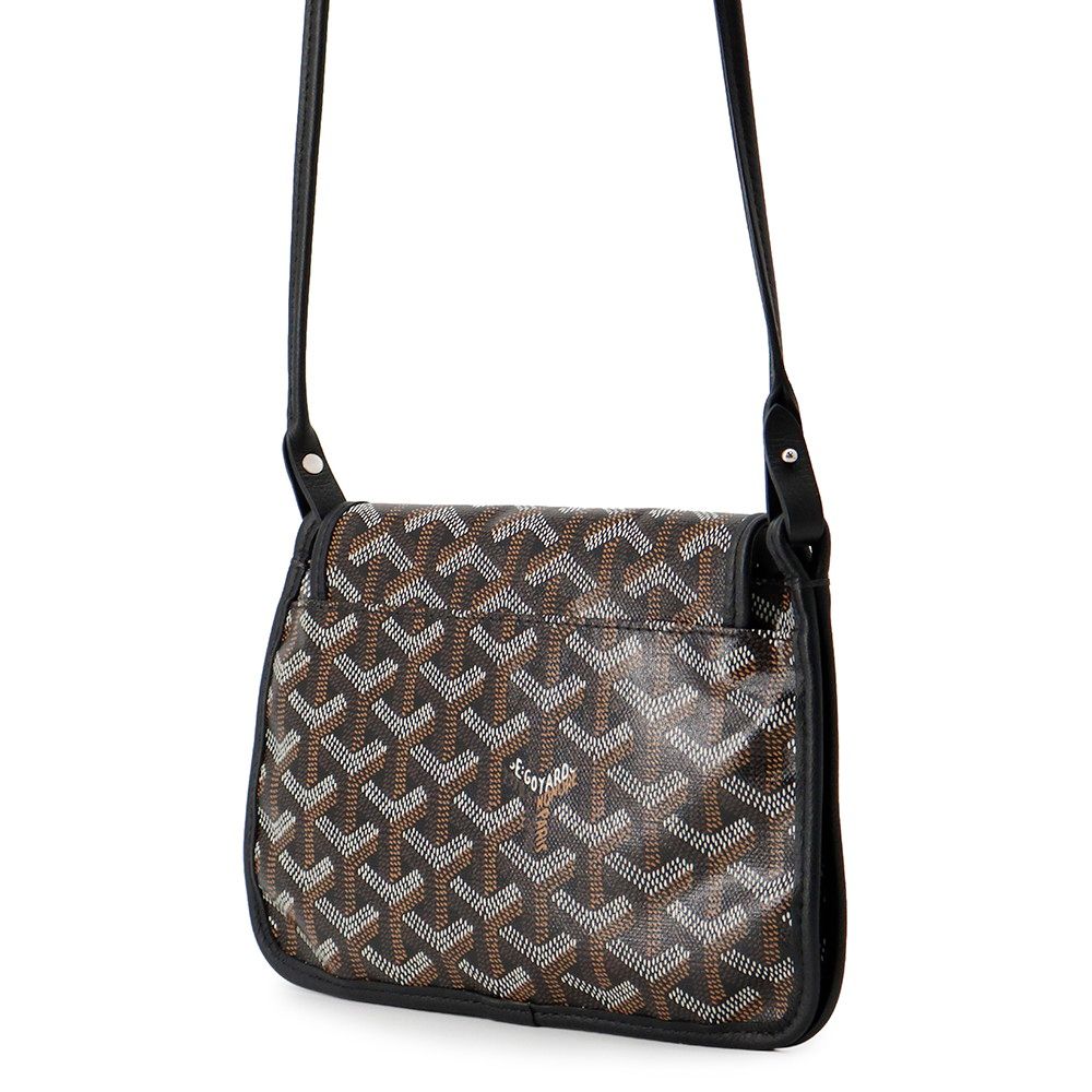 Goyard Shoulder Bag Plumet Pouch Wallet Leather Black — view 2