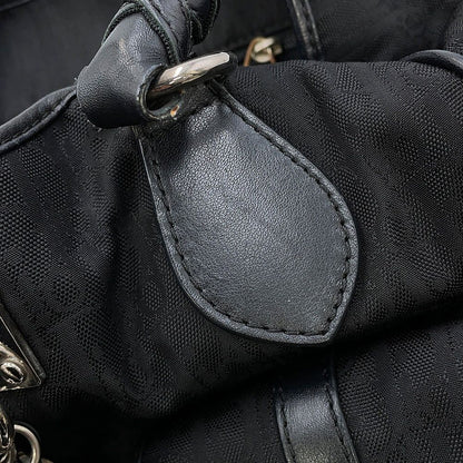 Dior Handbag Oblique Nylon Leather Black — view 6