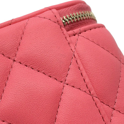 Chanel Chain Shoulder Bag CC Logo Quilted Coco Ball Vanity Small Lambskin — view 6