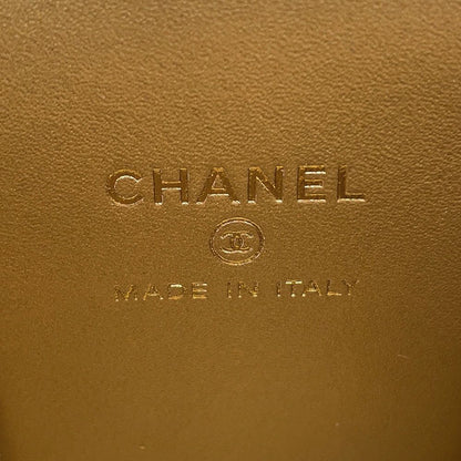 Chanel Chain Shoulder Bag CC Logo Quilted Coco Ball Vanity Small Lambskin — view 8