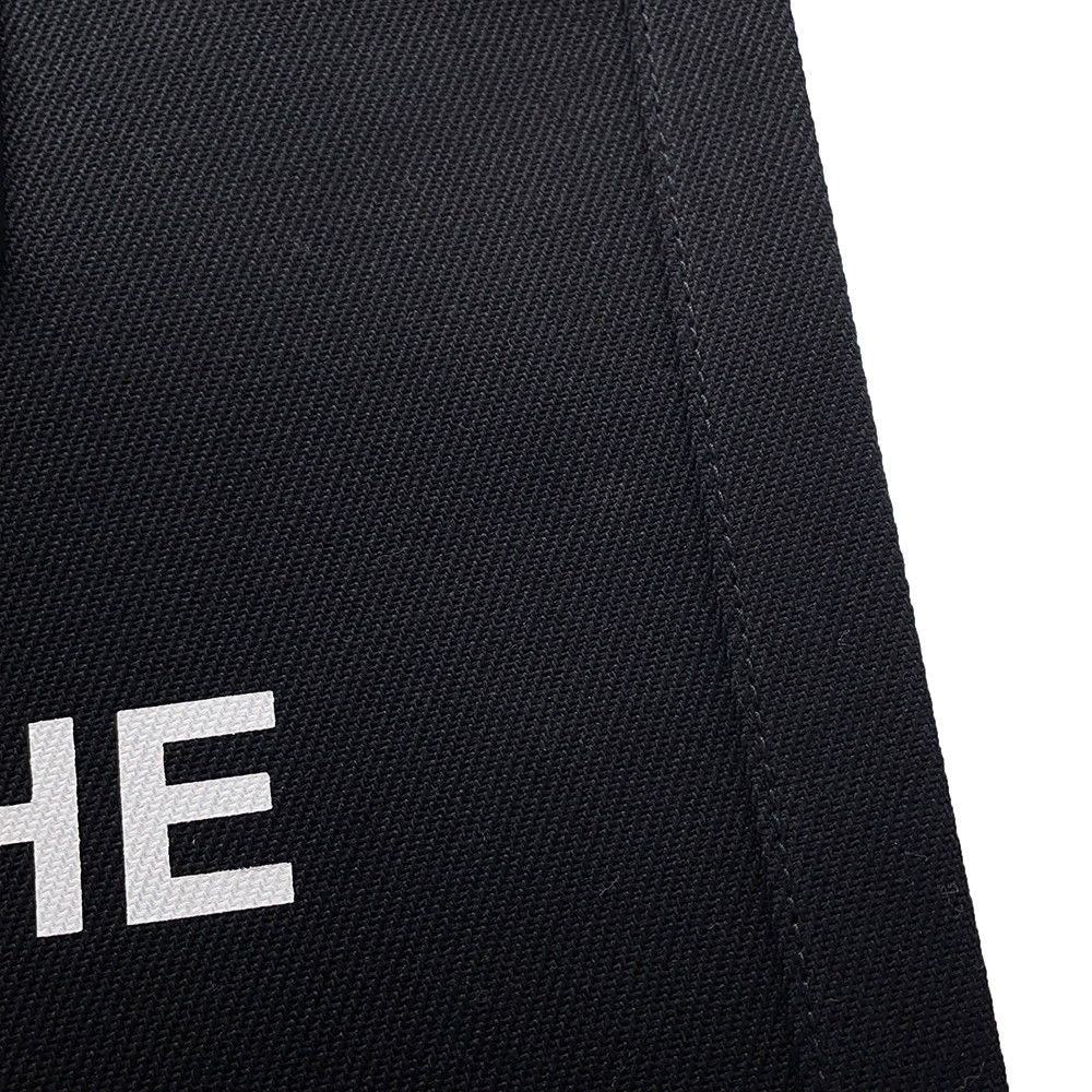 Saint Laurent Paris Tote Rive Gauche Small Canvas Leather Black — view 7