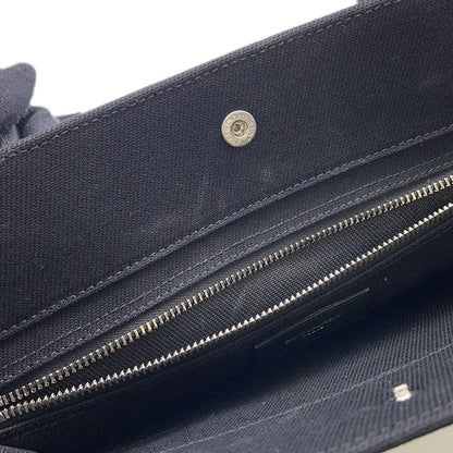 Saint Laurent Paris Tote Rive Gauche Small Canvas Leather Black — view 9
