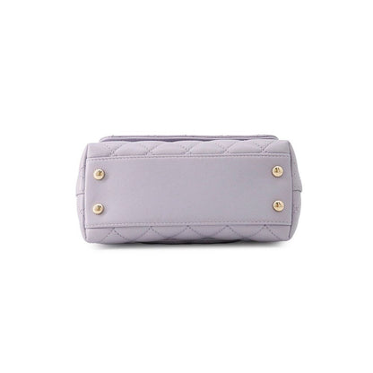 Chanel Handbag CC Logo Coco Handle Mini Flap Caviar Leather 2-Way — view 3
