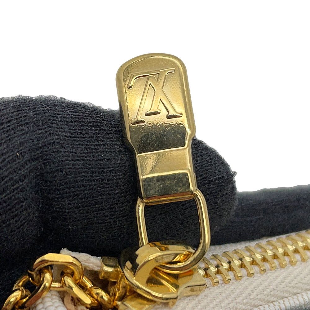 Louis Vuitton Monogram Mini Nano Bucket 2-Way Shoulder Bag White — view 9