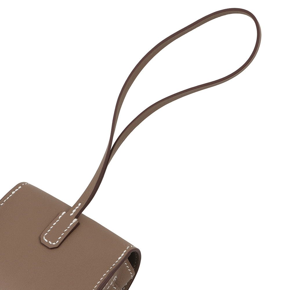 Hermes Bag Charm Kelly Festival Etoupe Gold Swift — view 4