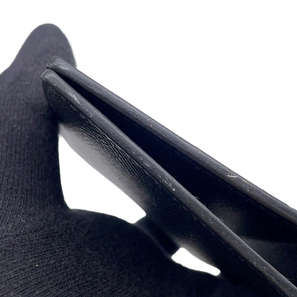 Hermes Card Case Mc2 Euclid Black Epsom Business Holder — view 5