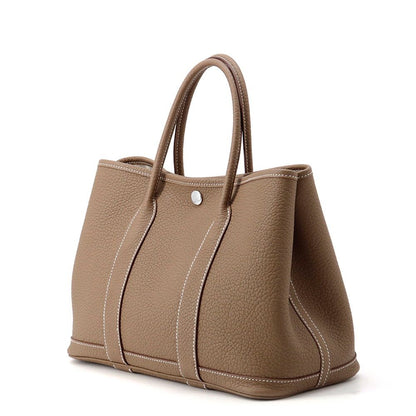 Hermes Tote Garden Party TPM Etoupe Silver Negonda — view 2