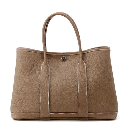 Hermes Tote Garden Party TPM Etoupe Silver Negonda