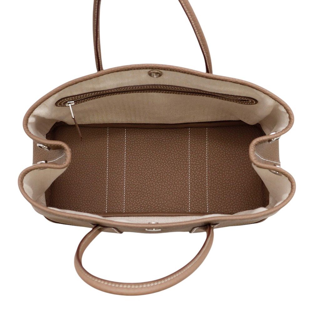 Hermes Tote Garden Party TPM Etoupe Silver Negonda — view 5