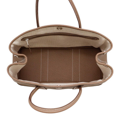 Hermes Tote Garden Party TPM Etoupe Silver Negonda — view 5